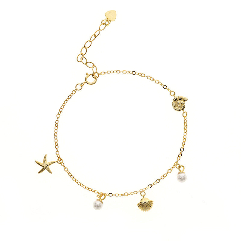 S925 Sterling Silver Pearl Bracelet