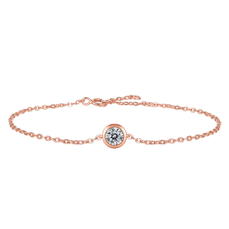 S925 Sterling Silver Moissanite "Sensing Bubbles" Bracelet