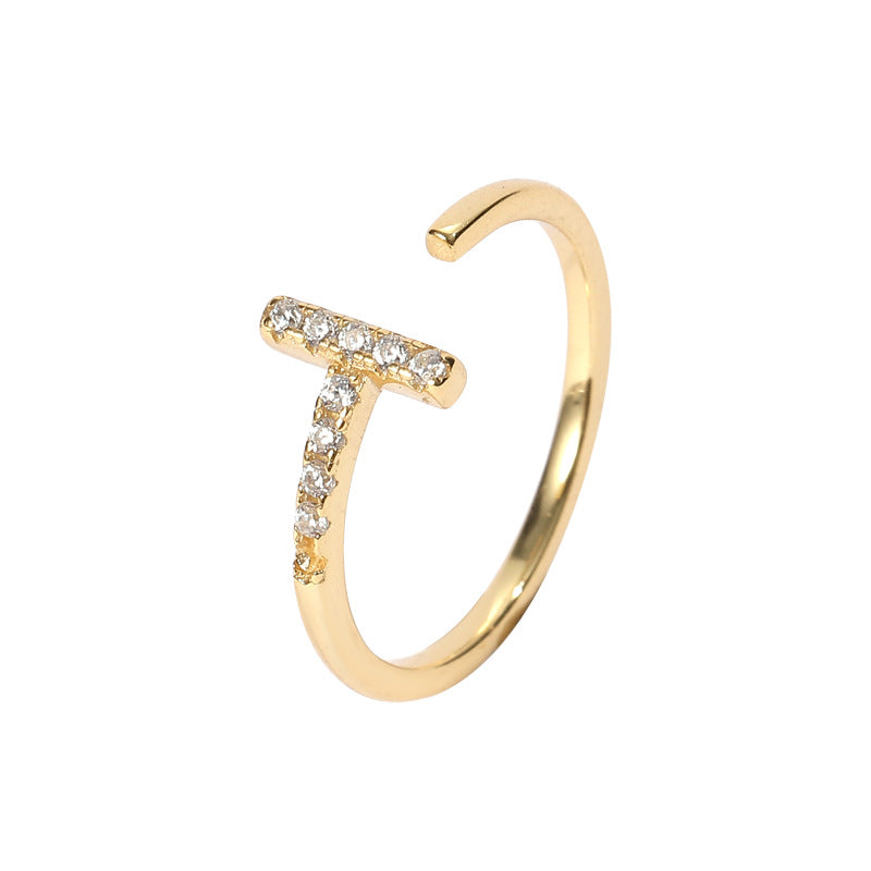 S925 Sterling Silver Micro-Pave Zircon Ring