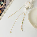 925 Sterling Silver Necklace with Colorful Zirconia