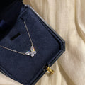 925 sterling silver butterfly pendant necklace