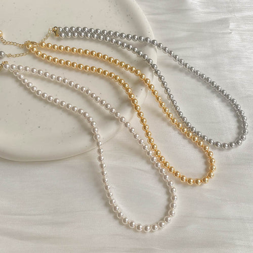 925 sterling silver pearl necklace