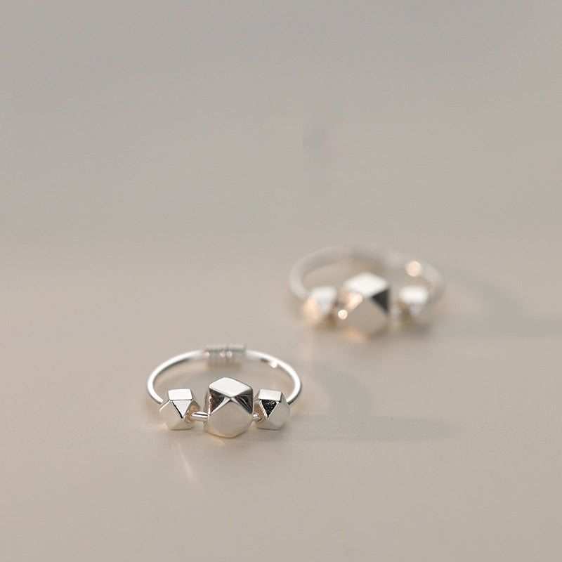 925 sterling silver earrings - silvery