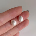 S925 sterling silver water droplet earrings