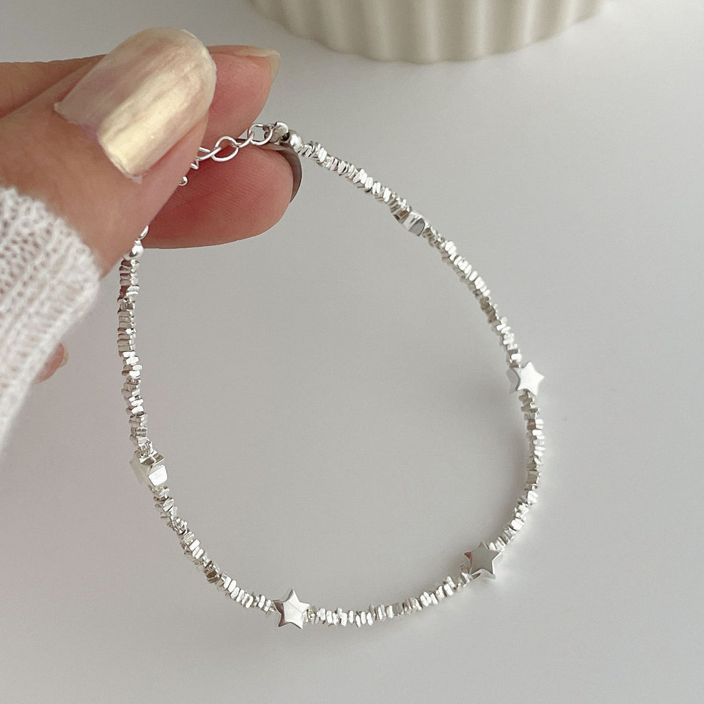 925 sterling silver bracelet - silvery