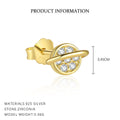 S925 Sterling Silver Ear Stud and Earring Set