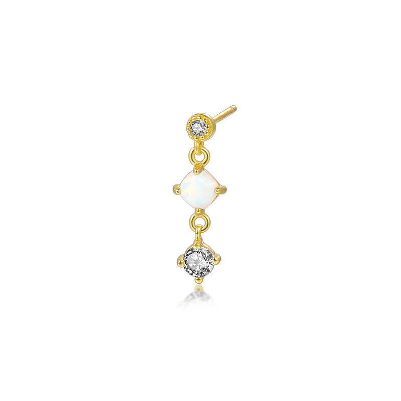 S925 Sterling Silver Earrings Set with Zirconia