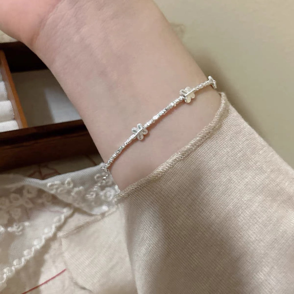 925 sterling silver bracelet - silvery