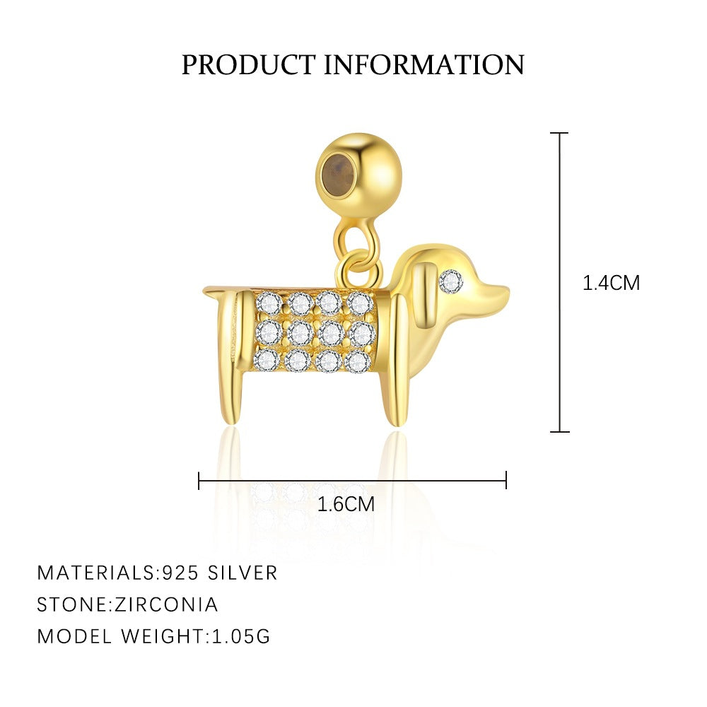 S925 Sterling Silver Zircon Pendant