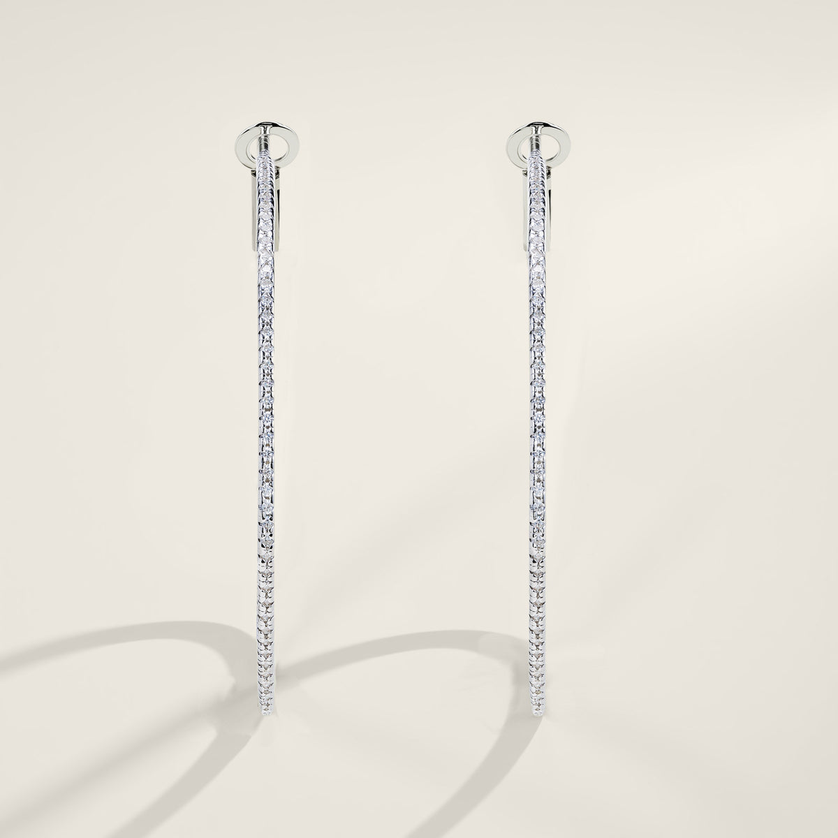 S925 Silver Statement Moissanite Earrings