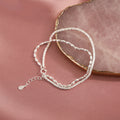 Starry Sky Double layered Bracelet - Silver