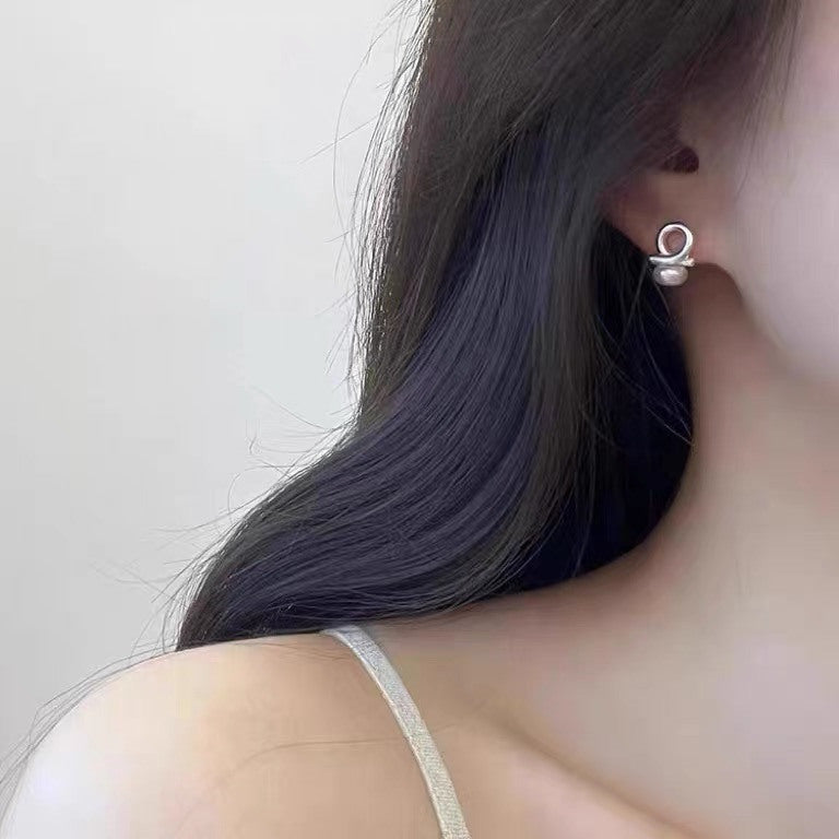 925 sterling silver freshwater pearl earrings