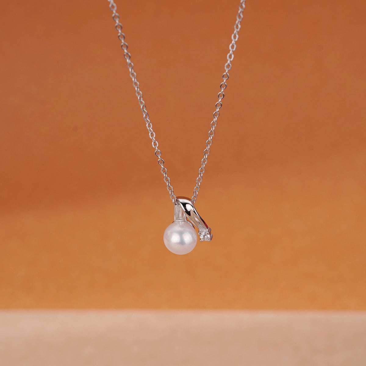 925 sterling silver freshwater pearl pendant necklace