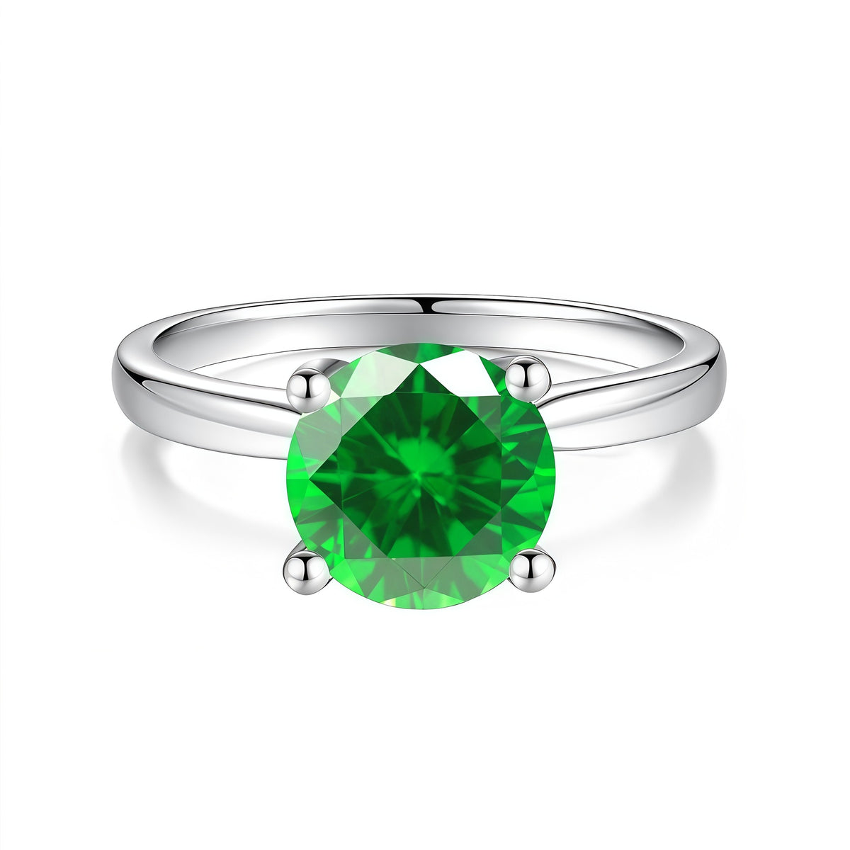 S925 Sterling Silver Moissanite Ring