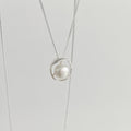 925 sterling silver freshwater pearl pendant necklace