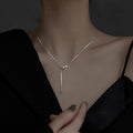 925 sterling silver tassel pendant necklace