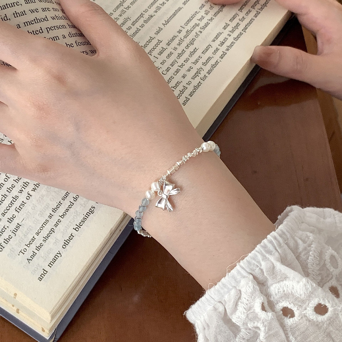 925 sterling silver bracelet - silvery