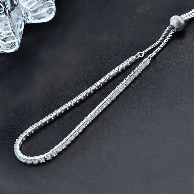 S925 Sterling Silver Moissanite Bracelet
