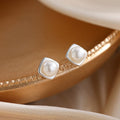 S925 sterling silver small and exquisite freshwater pearl  earrings