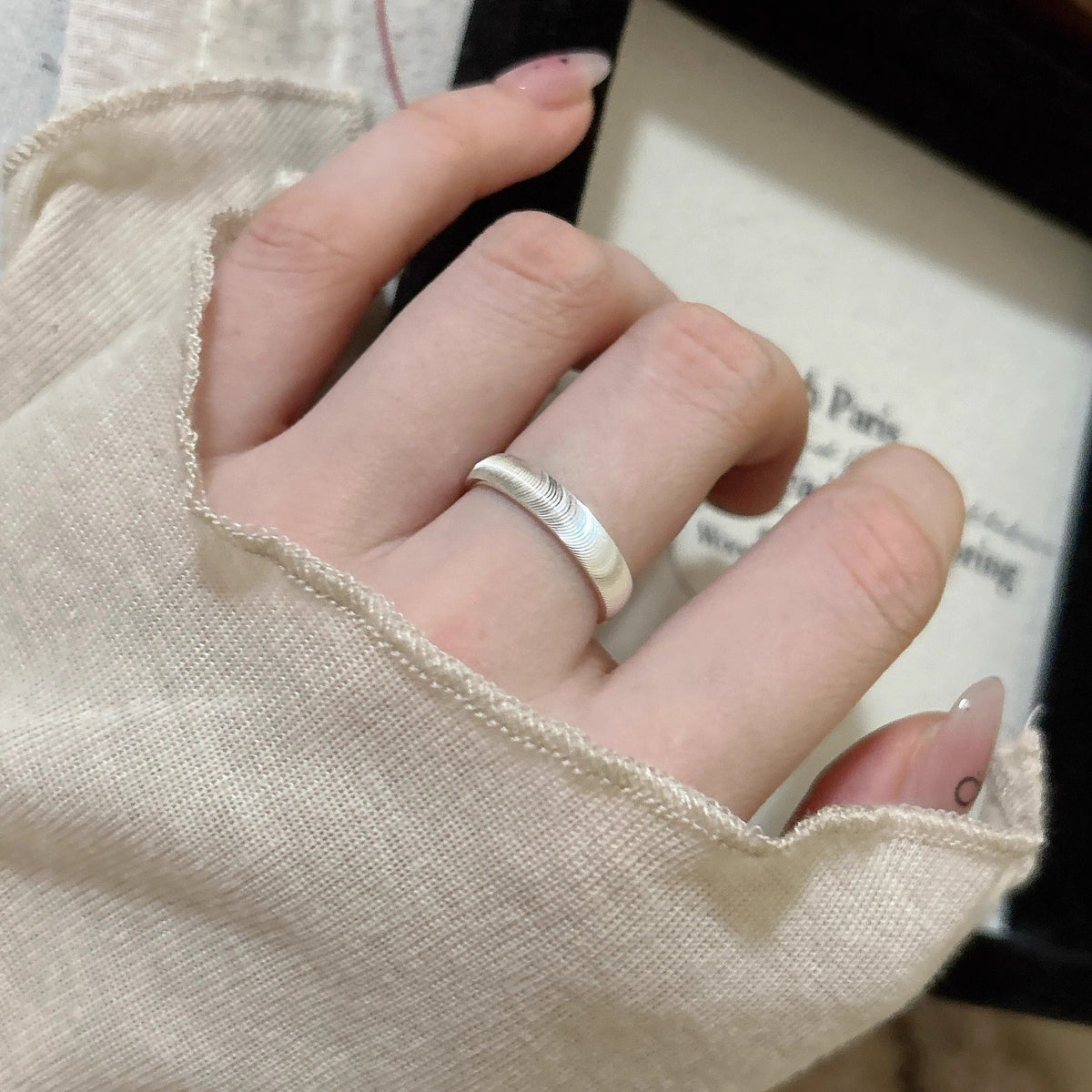 S999 Silver Open Ring