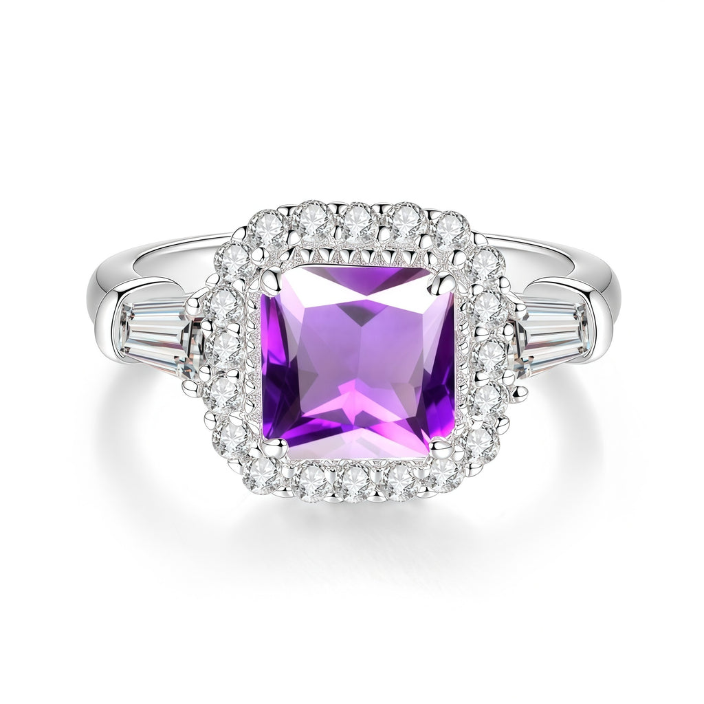 2-Carat Colored Moissanite Ring – image 13