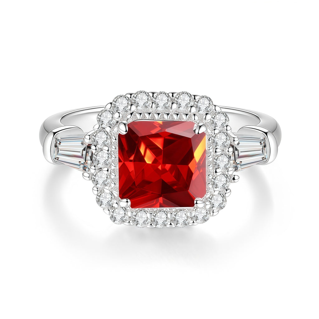 2-Carat Colored Moissanite Ring – image 8