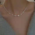 S925 Silver Artificial Pearl Necklace