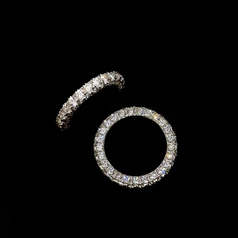 S925 sterling silver women's engagement ring