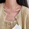 925 sterling silver freshwater pearl necklace