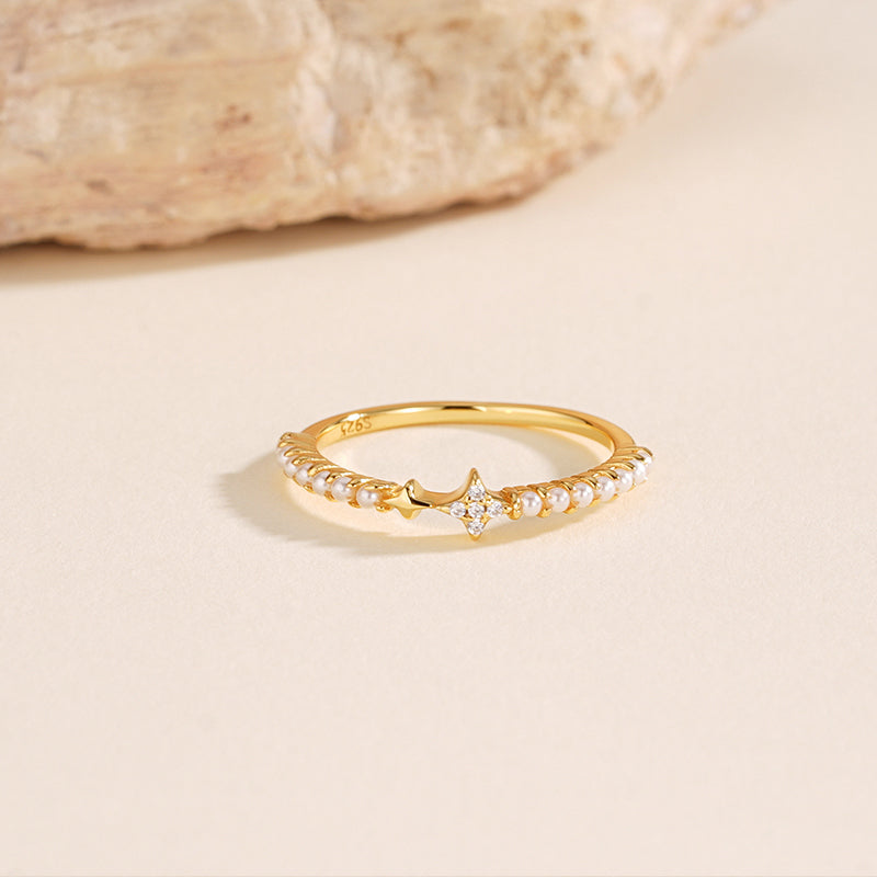 925 Sterling Silver Simple Star Ring