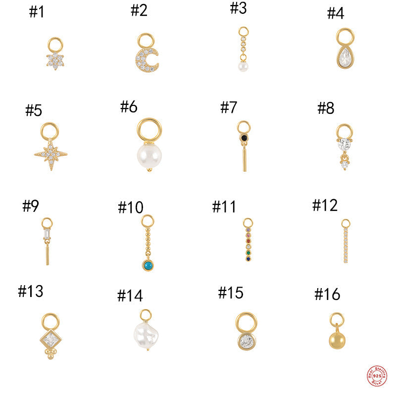 S925 Sterling Silver Earring/Pendant Component