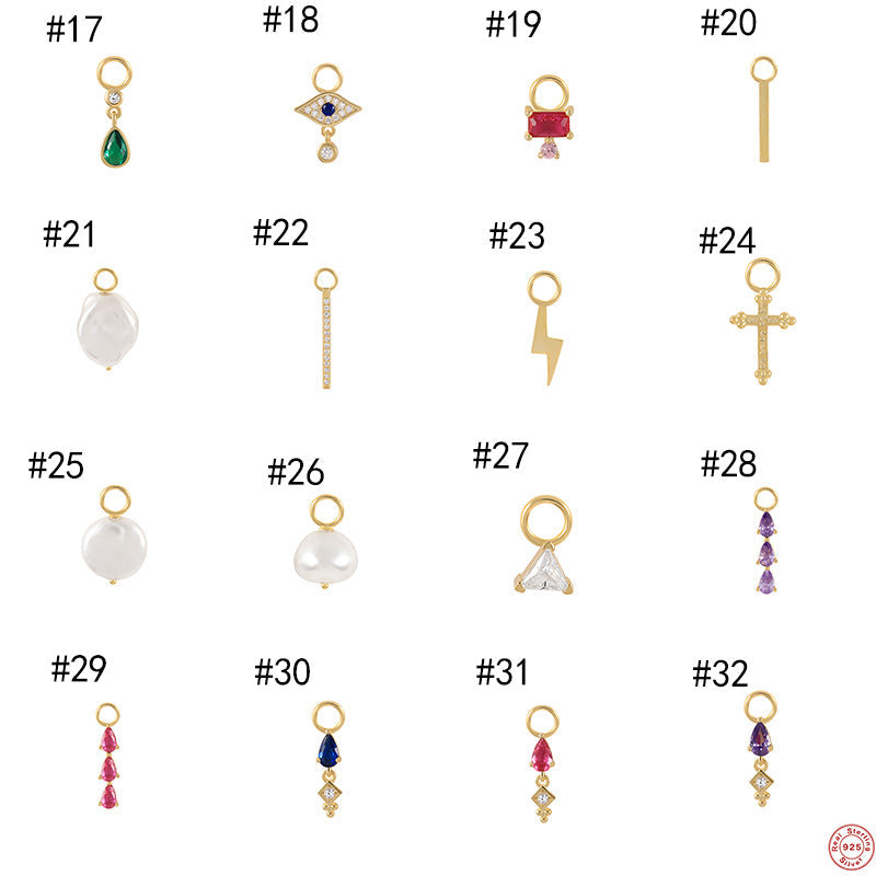 S925 Sterling Silver Earring/Pendant Component
