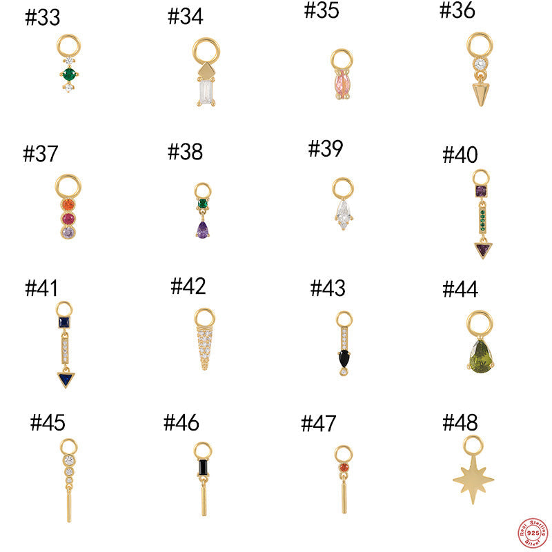 S925 Sterling Silver Earring/Pendant Component