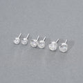 925 sterling silver earrings with sparkling zirconium