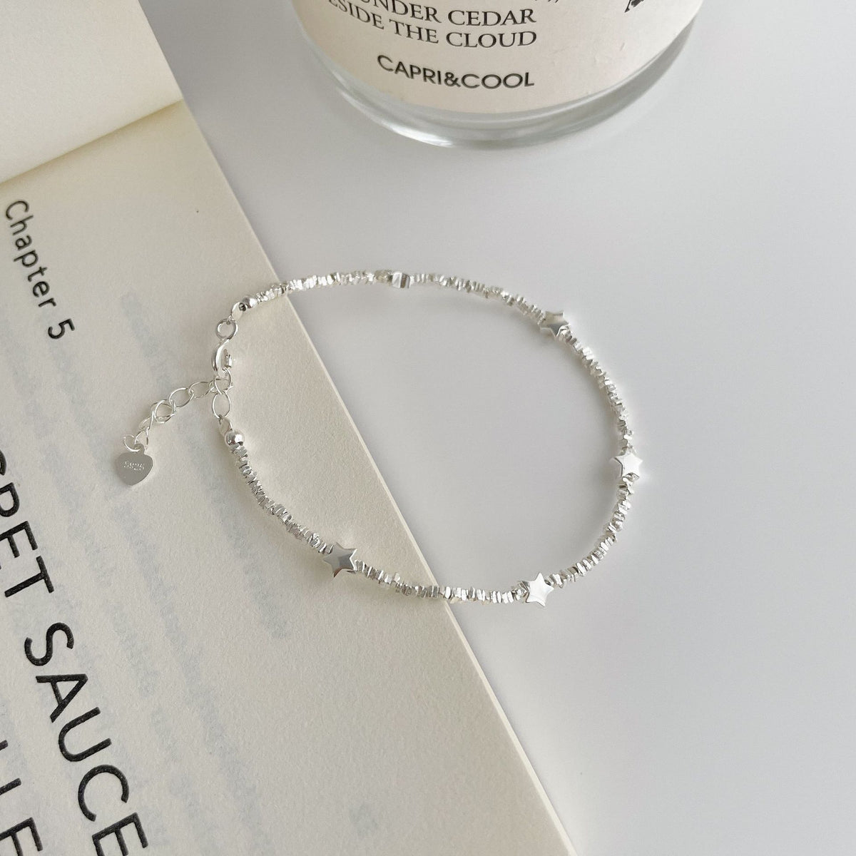 925 sterling silver bracelet - silvery