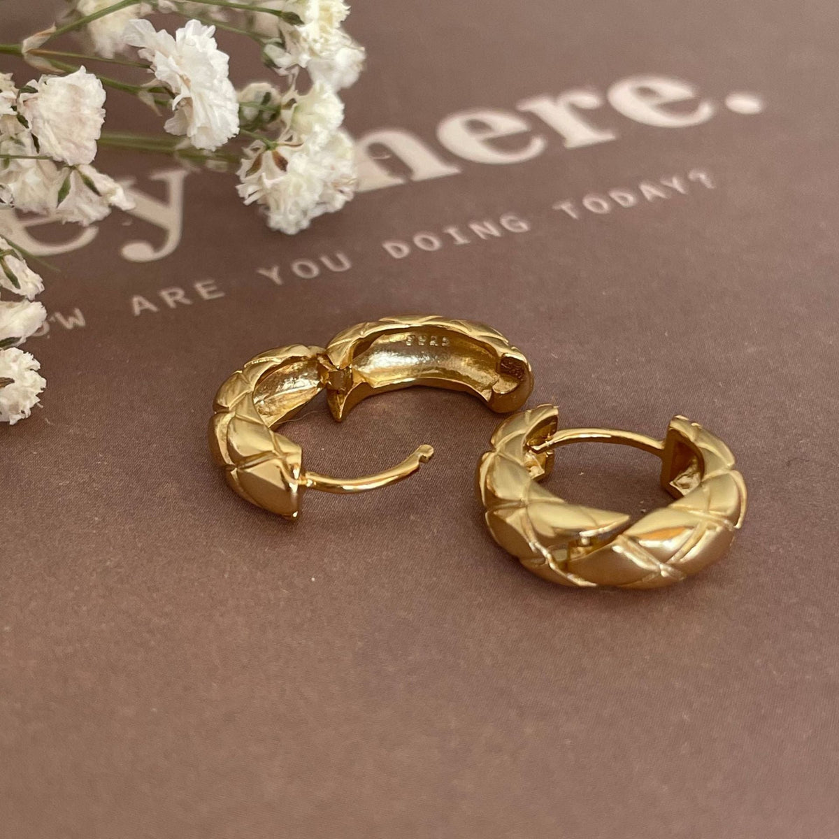 925 sterling silver ear buckle