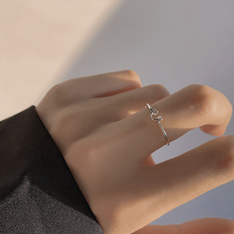 925 sterling silver ring - silver