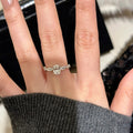 S925 sterling silver engagement ring