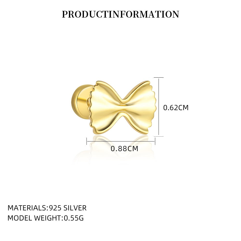 S925 Sterling Silver Cubic Zirconia Stud Earring Set