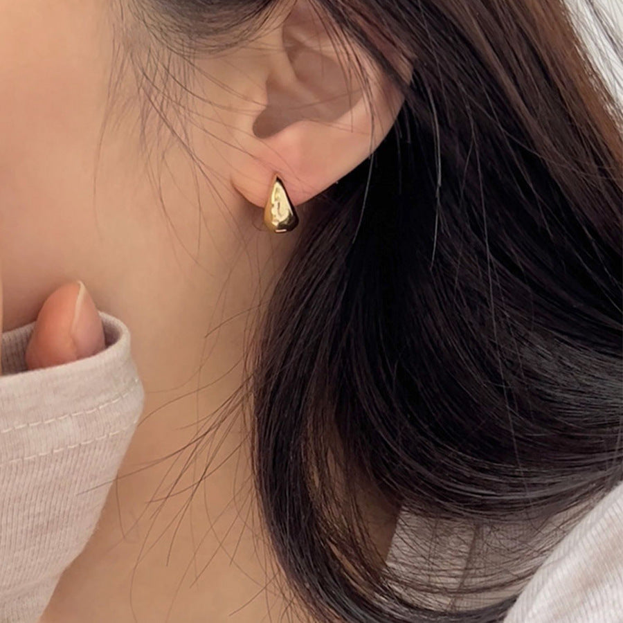 925 sterling silver circle earrings