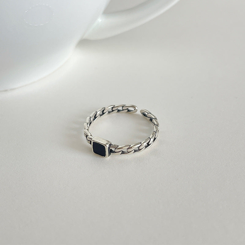 S925 Pure Silver Open Ring - Silvery