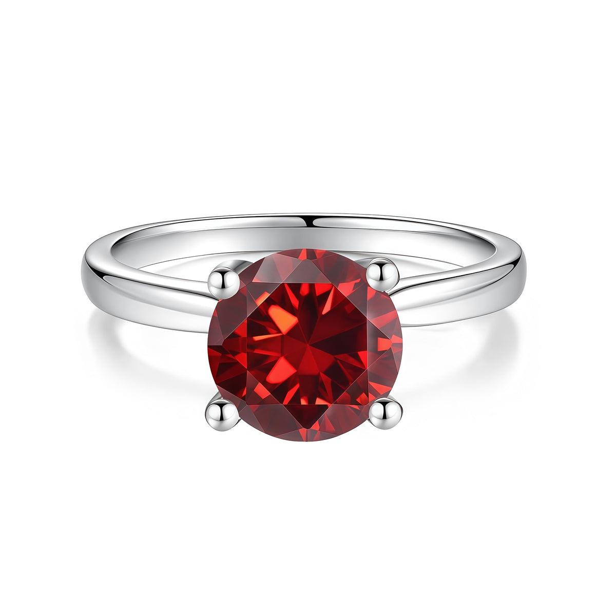 S925 Sterling Silver Moissanite Ring