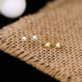 925 sterling silver pearl earrings