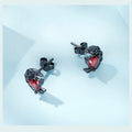 S925 Silver Halloween "Moonlight in the Dark" Stud Earrings