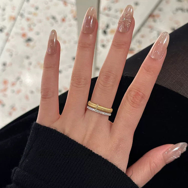 S925 sterling silver open ring