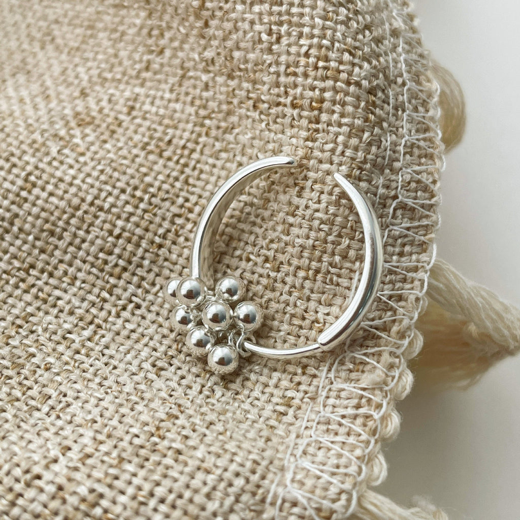 925 sterling silver ring - silvery