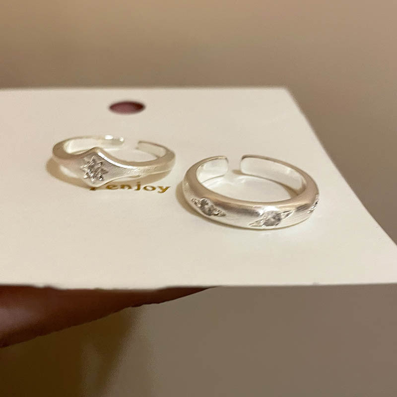 S925 sterling silver open ring