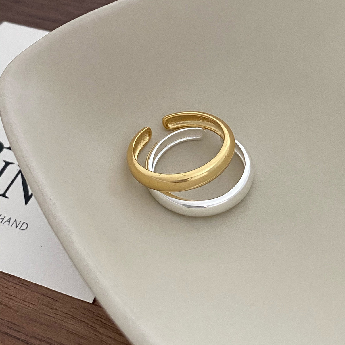 925 sterling silver open ring