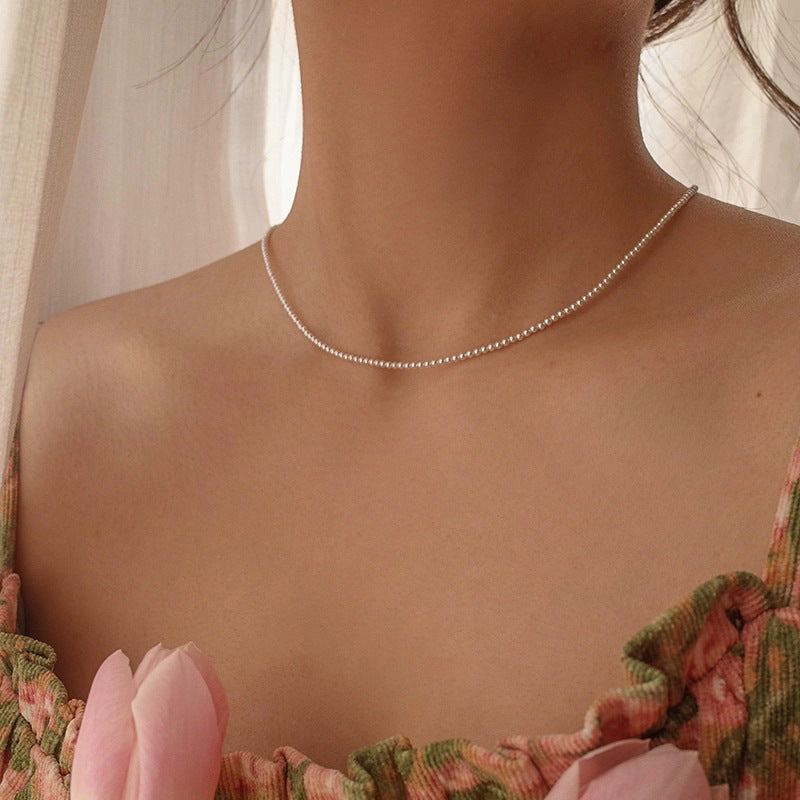 925 sterling silver pearl necklace