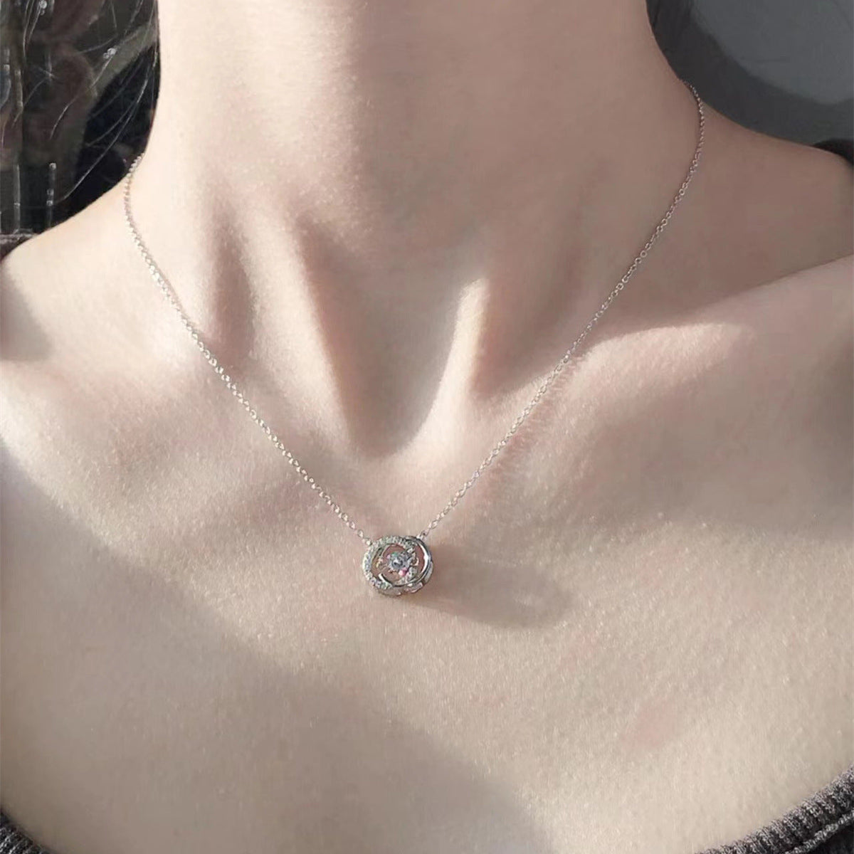 925 sterling silver necklace - silver